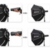 Triopo US Triopo KX120 47.2" Octagon Umbrella Softbox Diffuser Fr