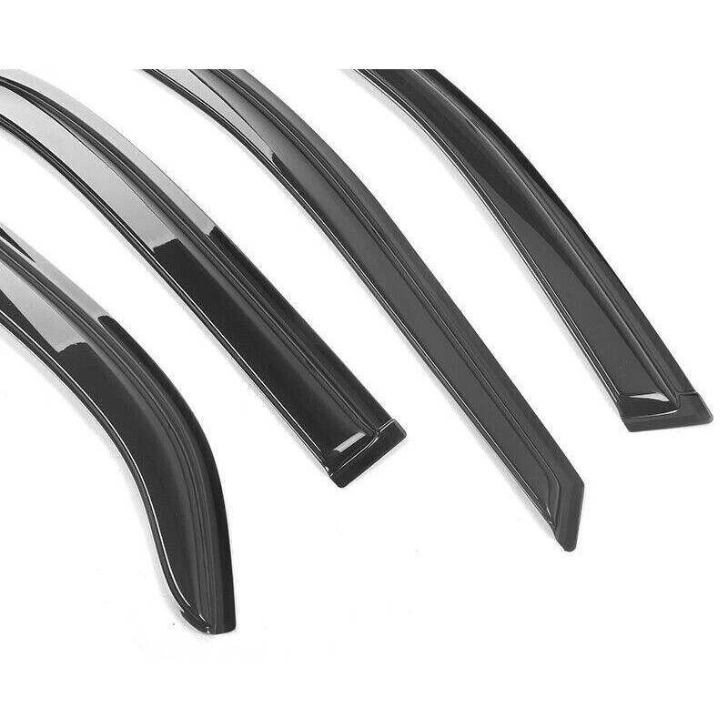 SDZ Front Rear Window Visor Set Sun Vent Rain Wind