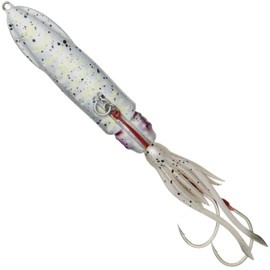 Savage Gear Swimsquid Inchiku Imitation Squid for Sea Fishing, 9 cm, 120 g, Colour: White Glow