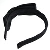 Vingtaine HK-90a-BK Asymmetrical Ribbon Headband for Weddings, Afterparties, Head Accessories,
