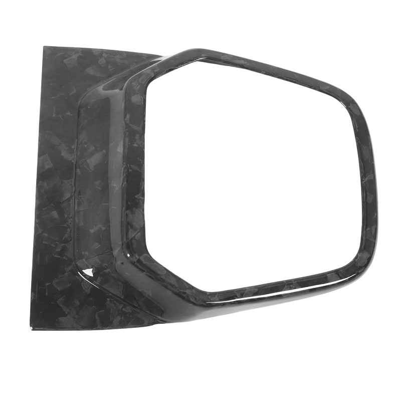 Car Gear Box Cover Trim Carbon Fiber Console Shifter Panel
