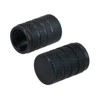 Black Metal Valve Caps Wheel Tyre Dust Cap Air Stem