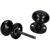 KOTARBAU® Black Rotating Door Knob. Ideal Equipment for Garage Side