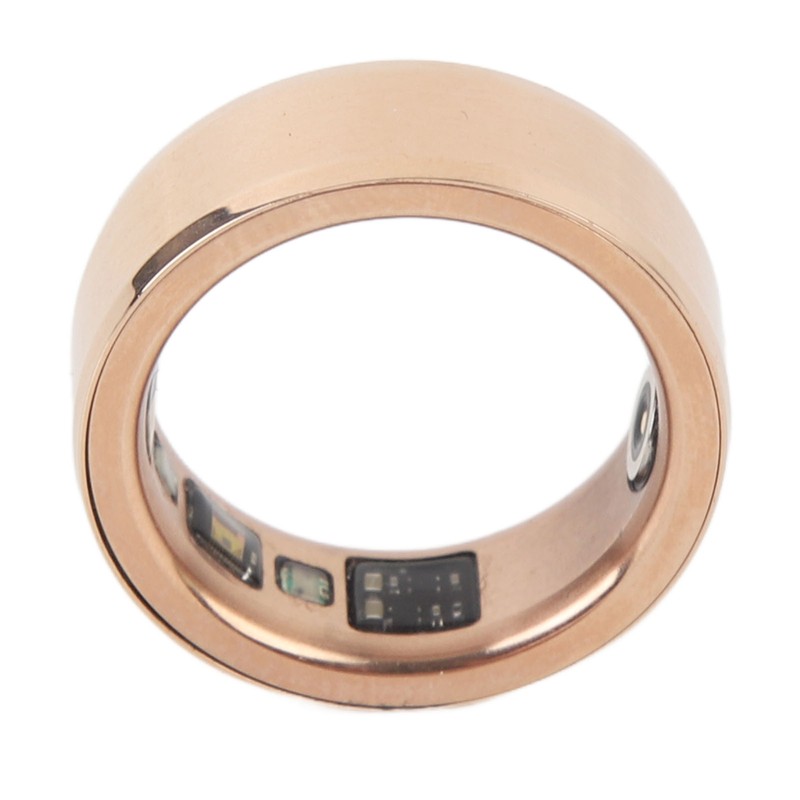 Smart Ring Pink Gold Sleep Monitor Health Tracker Waterproof Aluminum