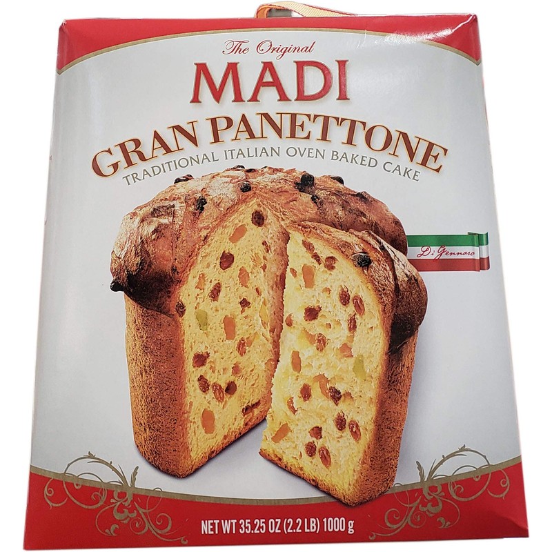Gran Panettone Italian Cake, 35.25 oz (MADI CAKE 1 KG)
