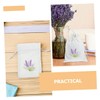 iplusmile 8pcs Lavender Pattern Drawstring Bags for DIY Crafts and