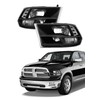 for 2009-2018 Dodge Ram 1500 Headlights Assembly / 10 11