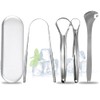 Set de 4 Limpiador de Lengua, Raspador de Lengua Reutilizable