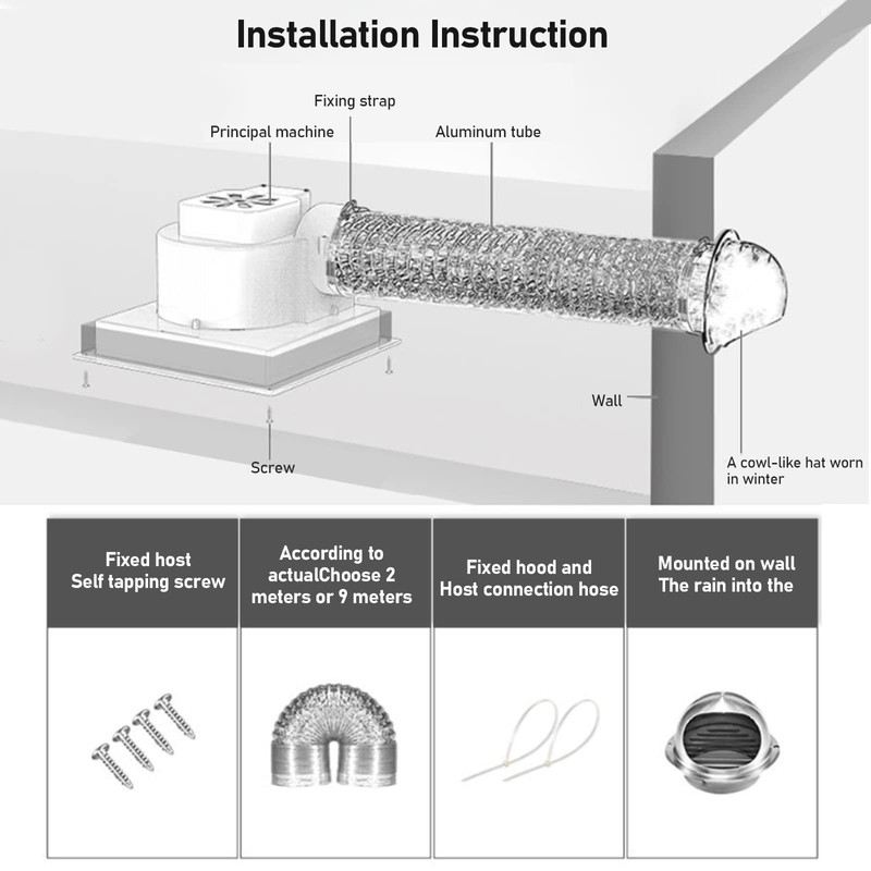 TWSOUL Bathroom Exhaust Fan, 8 inch Silent Bathroom Ceiling Ventilation