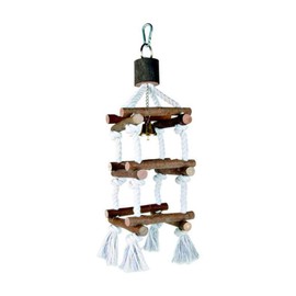 Balacoo Wooden Bird Swing Bird Chewing Toy Birdcage Stand Parrot Playstand Bird Cage Toy for Bird Parrot Budgies Parakeet