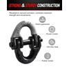 DAYDOOR 1/2" Trailer Safety Chain Hooks,G80 Safety Chain Shackle,12000 lbs