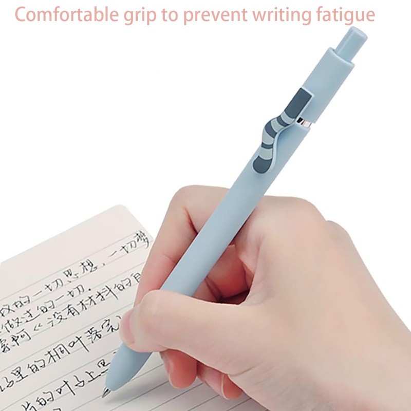 4 Pcs Gel Pens, Cute Ink Pen Fine Point Smooth