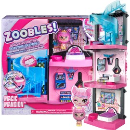 Zoobles, Magic Mansion Transforming Playset with Exclusive Z-Girl Collectible Figure, Kids Toys for Girls Aged 5 and above
