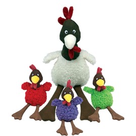 Loopies PetDesignz Vintage Leather Loops Chicken Dog Toy