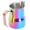 Milk Frother Cup 350ml 304 Stainless Steel Pointed Mouth Foaming