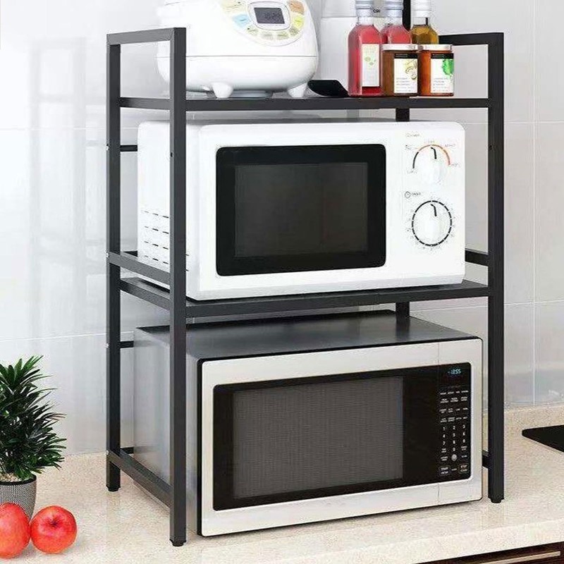 LUCKY KVW Microwave Oven Rack, Microwave stand,Adjustable Shelf with 6