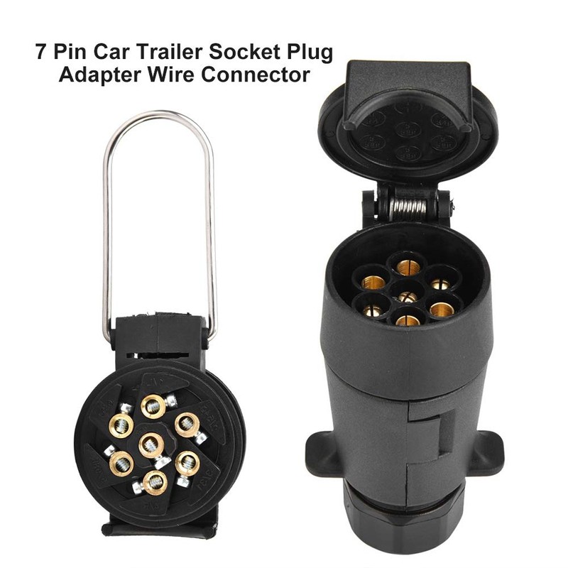 Coupling Socket 7-Pin Female 7-Pin Conector 7-Pin Hotrailer Connector, 7-Pin