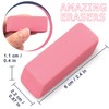 Tamaki Erasers, Pink Pencil Erasers for Drawing, Artist Eraser, Large,