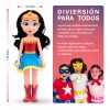 Ruz Muñeca Toddler Super Hero Wonder Woman Dc Coleccionable Ruz