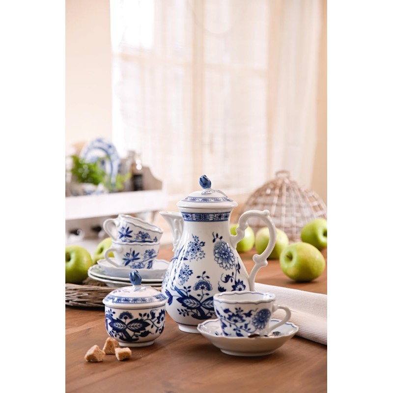Hutschenreuther 02001-720002-10516 14642 Onion Pattern Tea Cup, 0.22 L, Blue