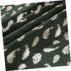 CIYODO Pattern Table Cloth Gold Stamping Cotton Linen Tablecloth for