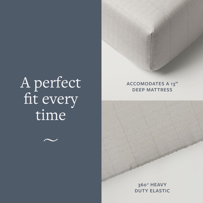 GroundLuxe Organic Fitted Grounding Sheet in Light Gray for a