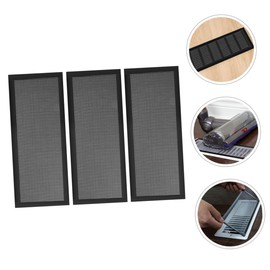 KONTONTY 3pcs Magnetic Floor Vent Covers Versatile Vent Deflectors for Home Office Use Easy to Clean Design Captures Debris While Allowing Airflow