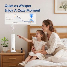 Waterless Scent Diffuser – 1200 Sq Ft Coverage, Essential Oil Diffuser with Remote Control, Quiet Aromatherapy Diffuser with LED Light & Timer, Scent Air Machine for Home, Office, Hotel