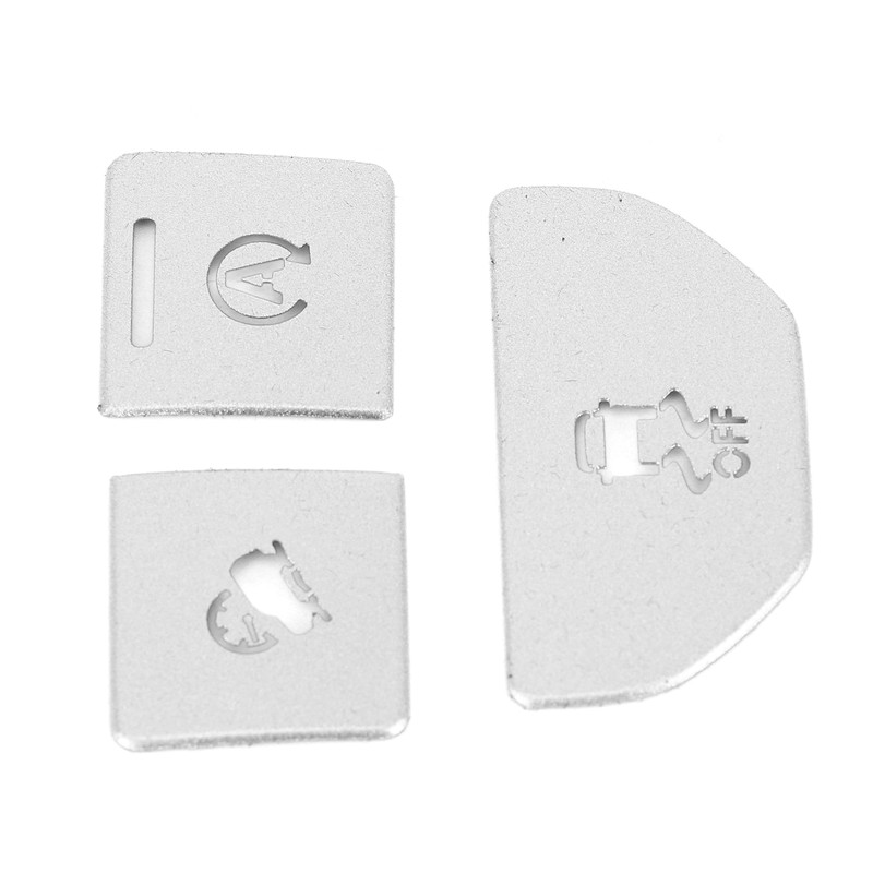 3pcs Central Control Button Sticker Aluminum Alloy Fit for Land