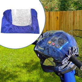 kokiya Mobility Bike Control Panel Cover, Dustproof Cover, Foldable Bike Control Panel Cover, Easily Install Bicycle Accessory, Blue