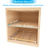 KIKIBRO Expandable Pull Out Drawer Cabinet Organizer, Adjustable Width Bottom-Mounted