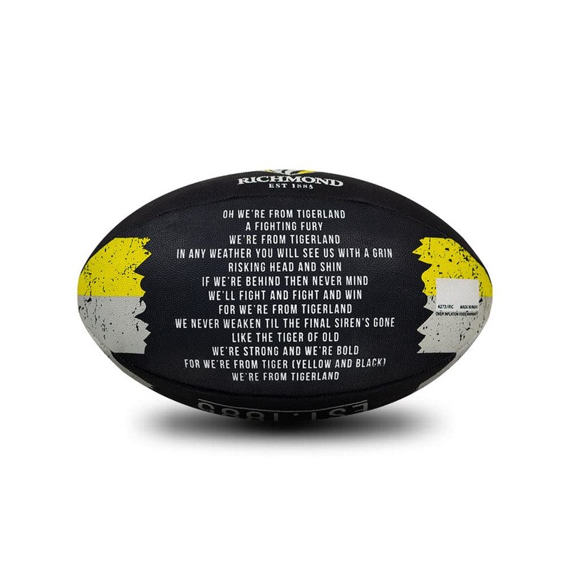 Sherrin AFL Richmond Tigers Song Football, Size 2