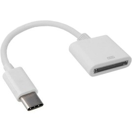 Apple 30pin Female to USB 3.1 Type-C Sync Data Charging Adapter Cable - Cell Phone OTG Adapters and Accessories