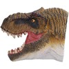 Dinosaur Puppet Rubber Portable Nontoxic Durable Wearable Hand Painted Craft