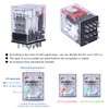 Electromagnetic Power Relay, 14-Pin 5 AMP 12V AC Relay Coil