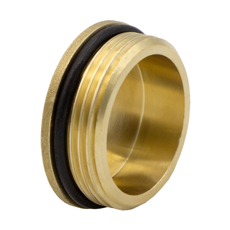 VARIOSAN Plug 16461, 1 1/4 inch male thread, brass, 30