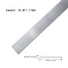 Silver Metalized Brushed Finish Molding Trim, Peel and Stick Strip