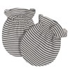 Grow by Gerber - Manoplas para bebés (4 unidades), Gris/Marfil/Naranja,