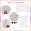 10 Pcs Badge Buddy Pin Holder Horizontal and Vertical Use