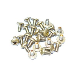 (25 Pack) Brass Throttle Plate Shaft Screws 8-32 Threads x 5/16" Long Fits: Holley Carburetor 2300, 4150, 4160