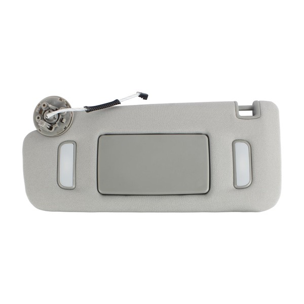 Driver Left Sun Visor for 2010-2017 Chevy Equinox, Light Gray