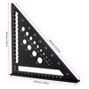UNGFEI 2 Pack 7 inch Metric Triangle Ruler Square, 180mm