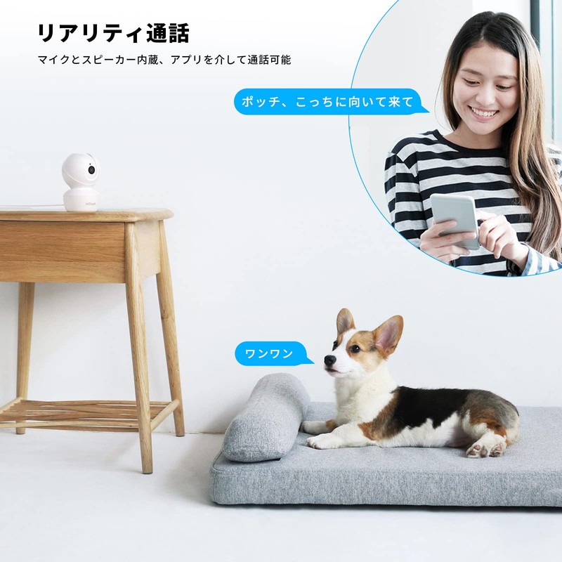 ieGeek 2023 Model 3 Megapixel Indoor Security Pet Camera, Automatic