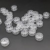 100pcs Household Sewing Machine Plastic Bobbin Bobbin Bottom Thread Transparent