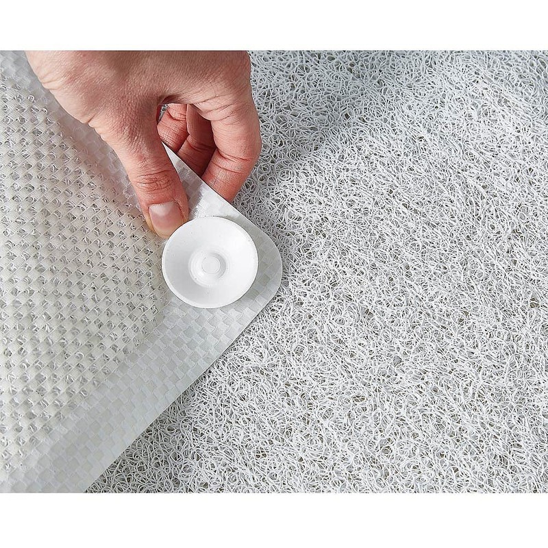 Shower Loofah Mat (Aqua)