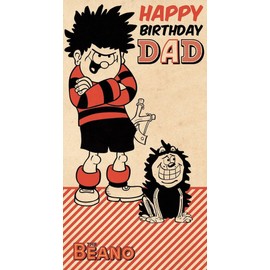 The Beano Dennis the Menace "Dad" Birthday Card