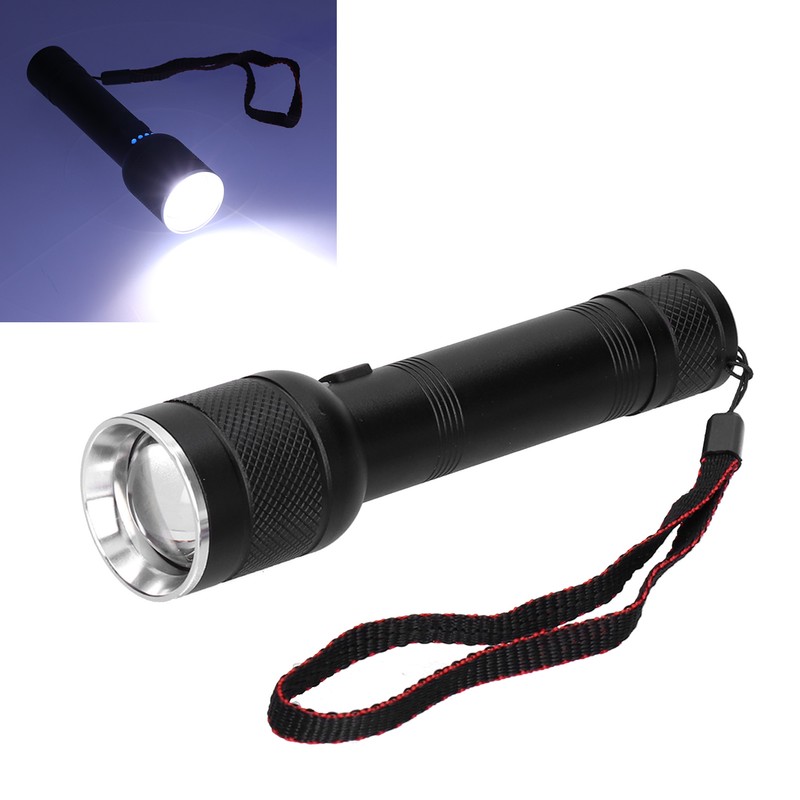 Flashlight USB Rechargeable 2000LM Waterproof Flashlight for Outdoor Adventure Hiking