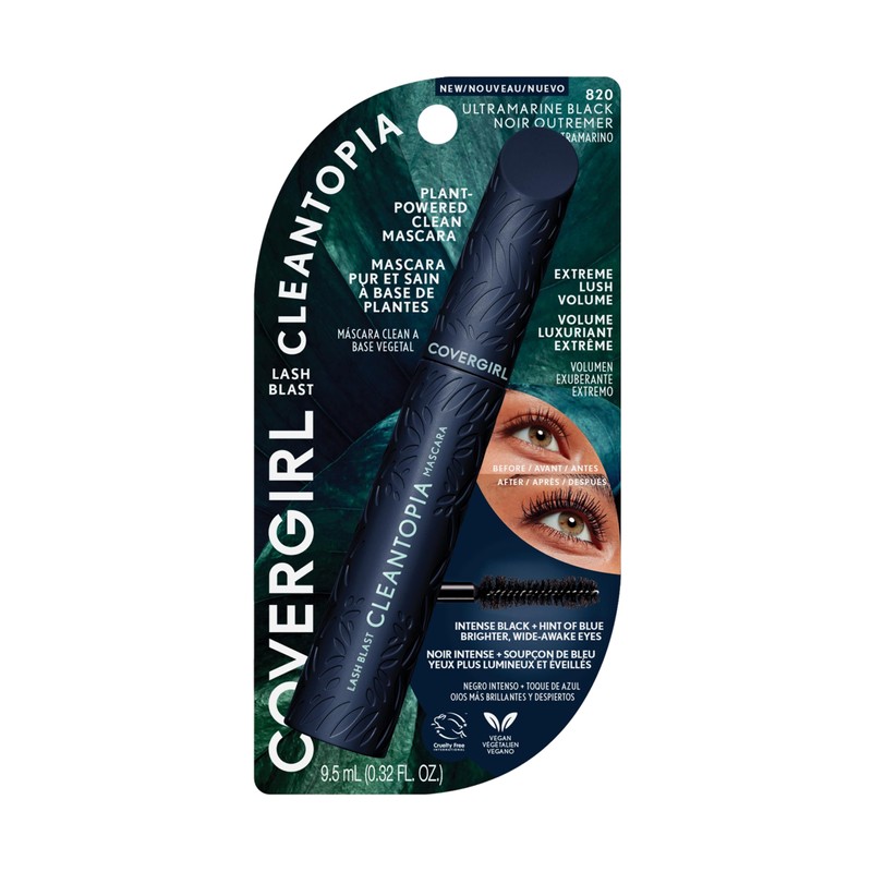 COVERGIRL - Lash Blast Cleantopia Mascara, Clean Volumizing Mascara, plant-powered