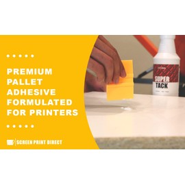 Ecotex® Super Tack Screen Printing Pallet Adhesive (Quart - 32oz.) - Eco-Friendly Water Based Pallet Glue, Silk Screen Printing Pallet Adhesive, Fabrics and T Shirts - Screen Printing Supplies