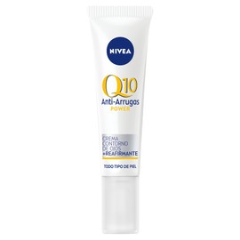 NIVEA Crema Reafirmante para el Contorno de Ojos Q10 (15 ml) - Tratamiento Antiarrugas, Estimula la Generación de Colágeno y Reduce las Líneas de Expresión - Ideal para Todo Tipo de Piel